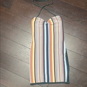 Sunday Best Multicolor Striped Jett  Dress